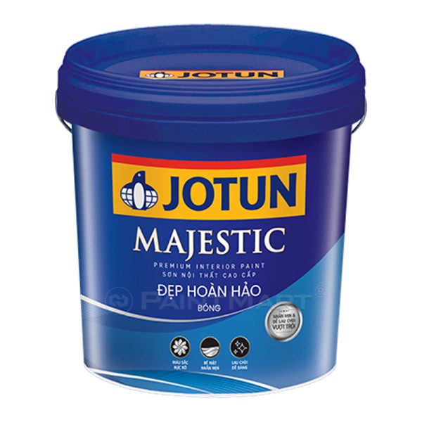 Sơn nội thất Jotun Majestic Đẹp Hoàn Hảo Bóng lon 5L